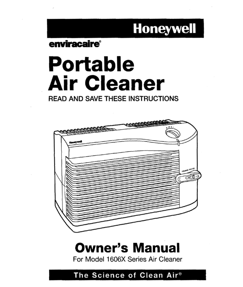 Aprilaire enviracaire 1606X Series owner's manual