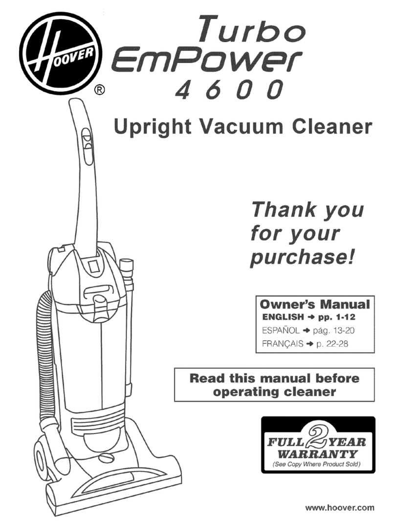 Hoover Turbo EmPower 4600 U5268900 User manual