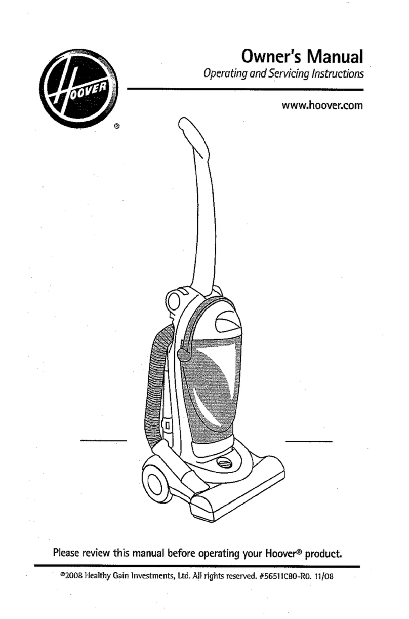 Hoover UH40155 User manual