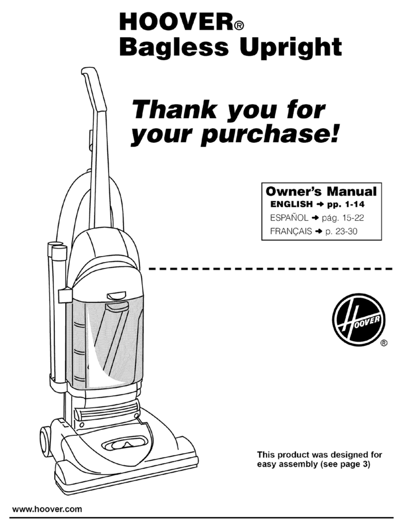 Hoover U5344-900 User manual