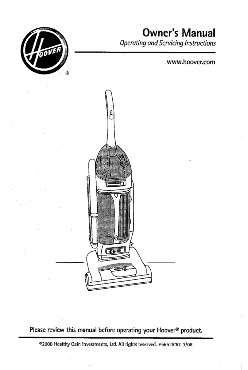 Hoover U5786-900 owner's manual