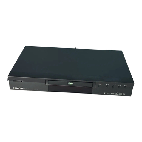 Hitachi DV-P313U User manual