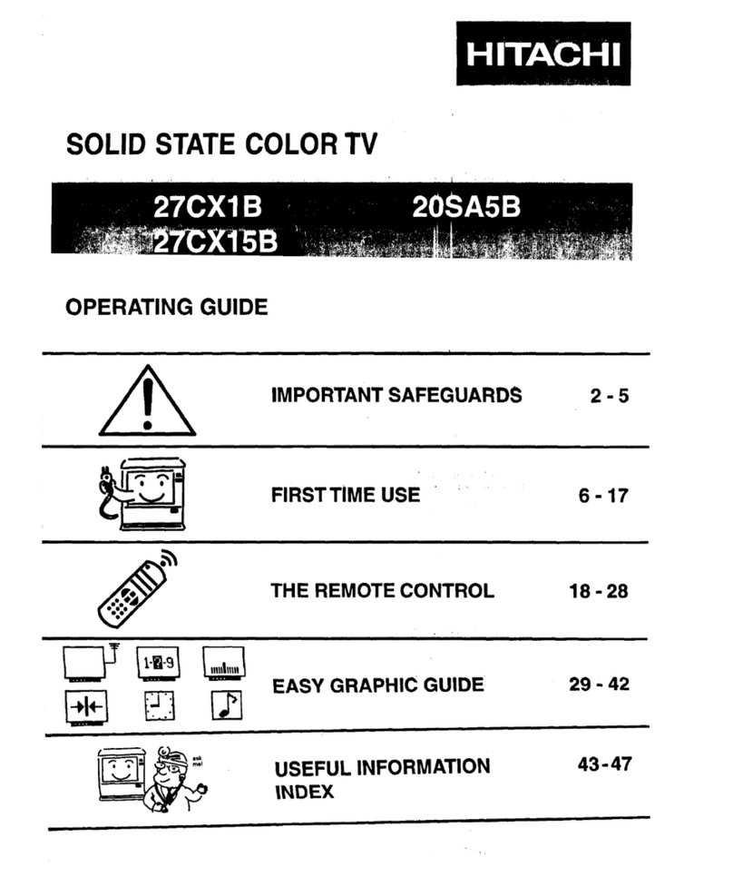 Hitachi 27CX1B User manual Hitachi 27CX1B User manual