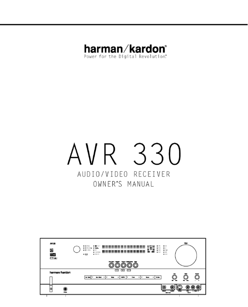 Harman Kardon NOCTURNE 330 User manual