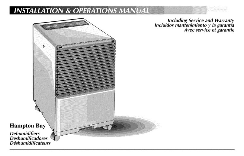 HAMPTON BAY HB50 Installation & operation manual