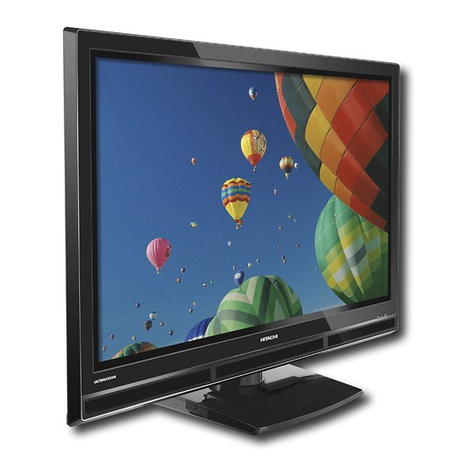 Hitachi P50S601 - 50" Plasma TV User manual