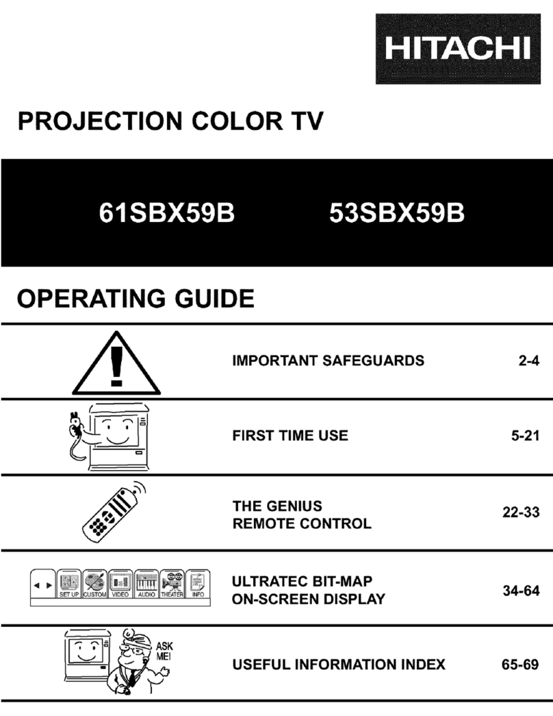 Hitachi 61SBX59B User manual