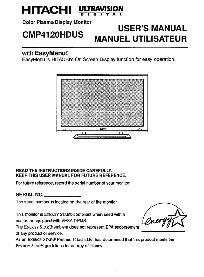 Hitachi CMP4120HDUS User manual
