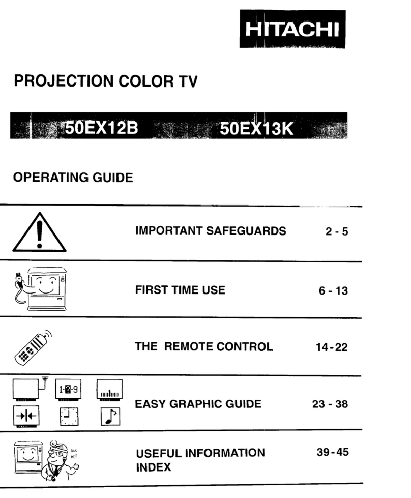 Hitachi 50EX12B operating guide