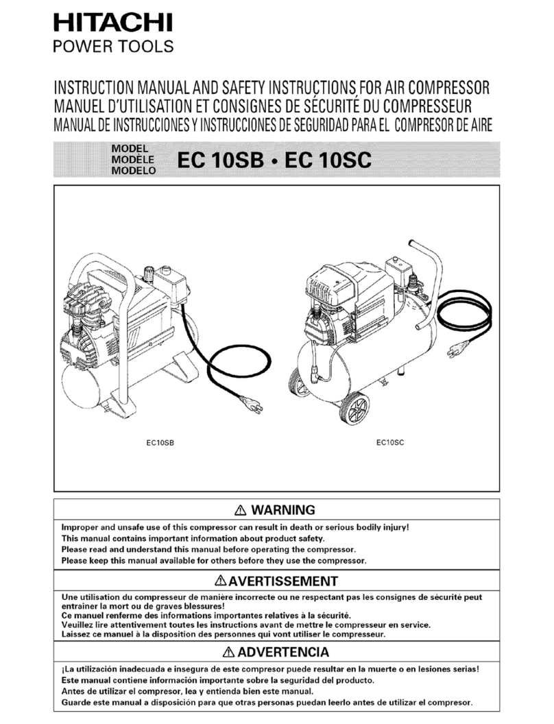 Hitachi EC 10SC User manual