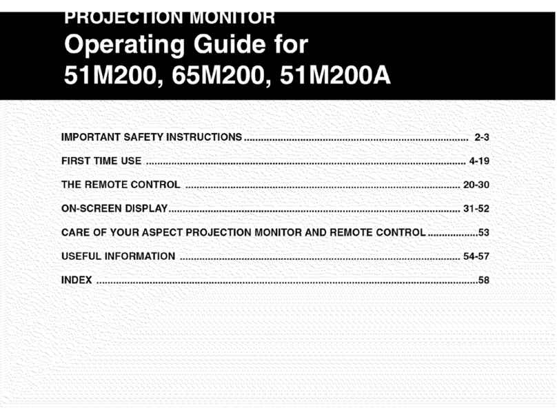Hitachi 51M200A User manual