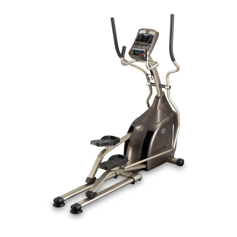 Horizon Fitness CLUB E500 user guide