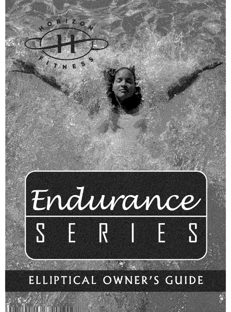 Horizon Fitness Endurance Series owner's guide Horizon Fitness Endurance Series owner's guide