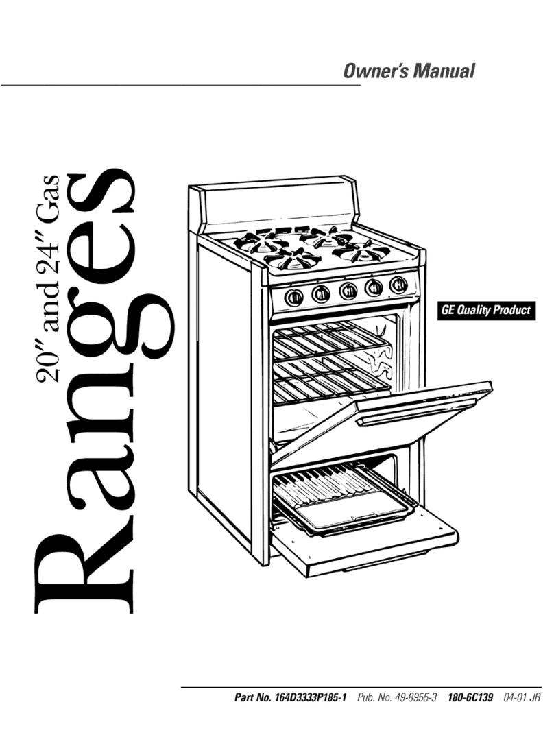 GE RGA520PW8 User manual