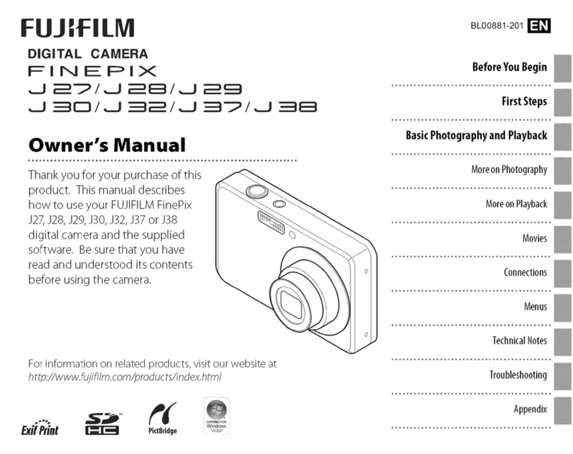 FujiFilm FinePix J38 User manual