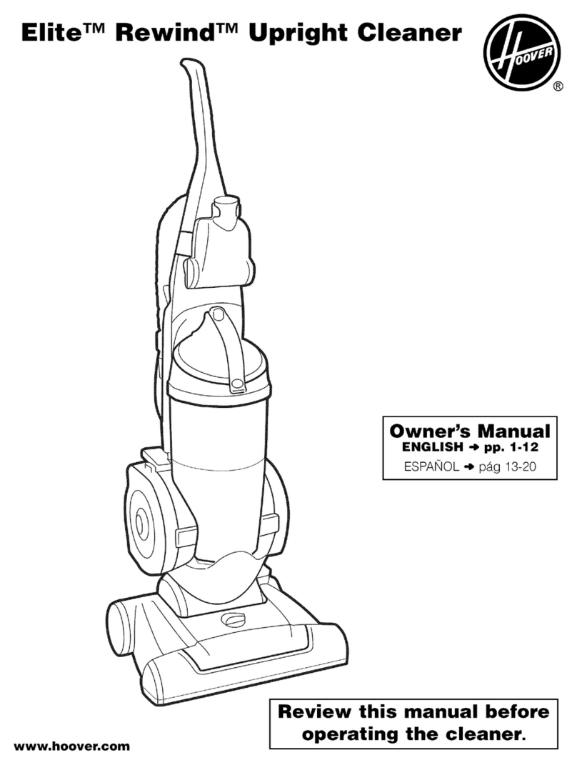 Hoover Elite Rewind U5509-950 User manual