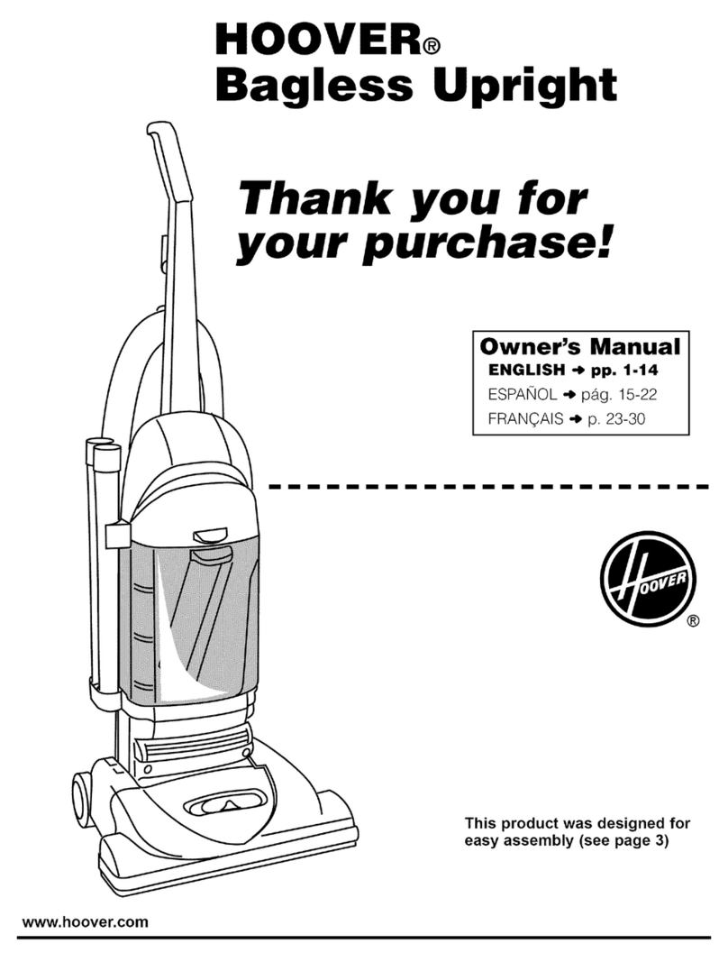 Hoover U5155-900 User manual Hoover U5155-900 User manual