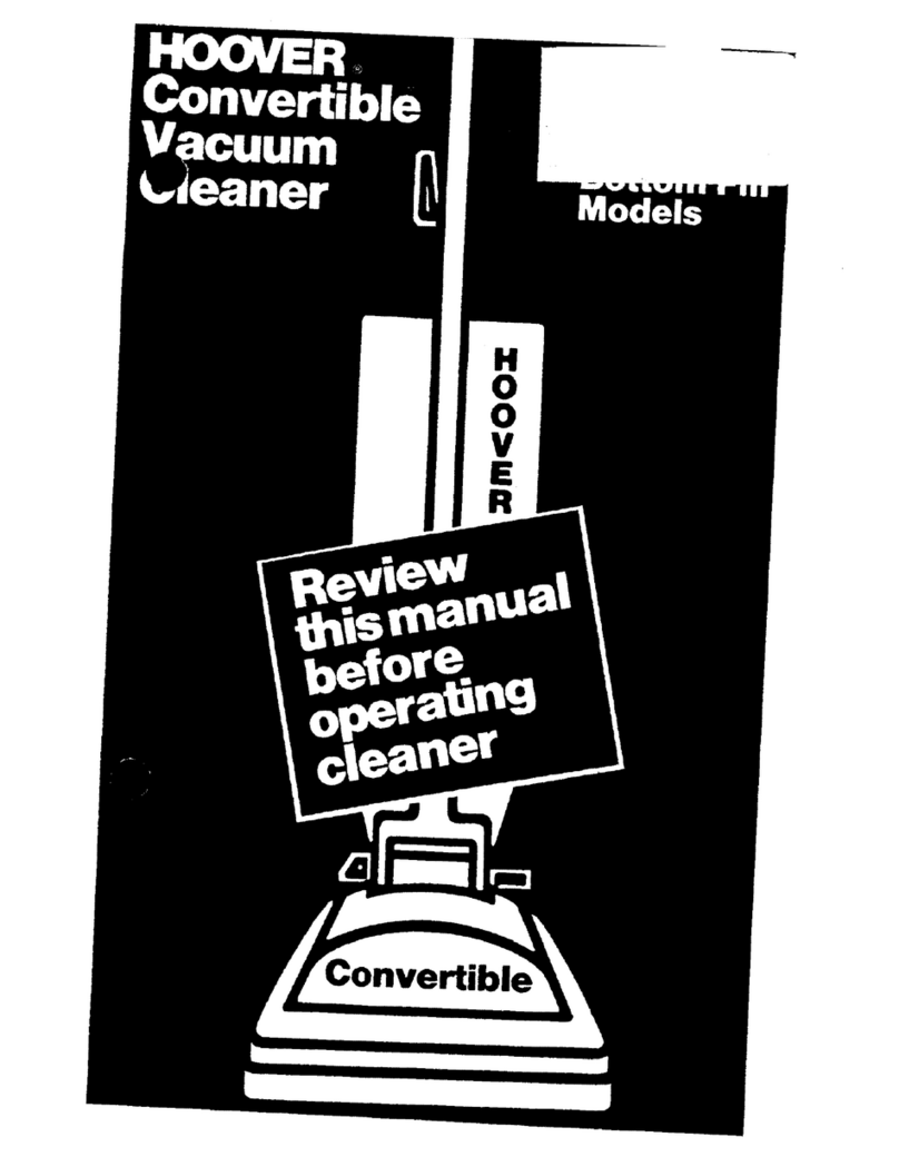 Hoover Convertible U4345 User manual