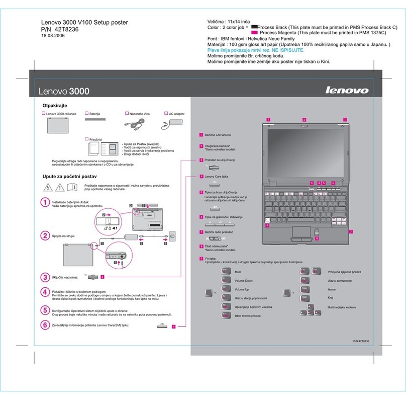 Lenovo V100 User manual Lenovo V100 User manual