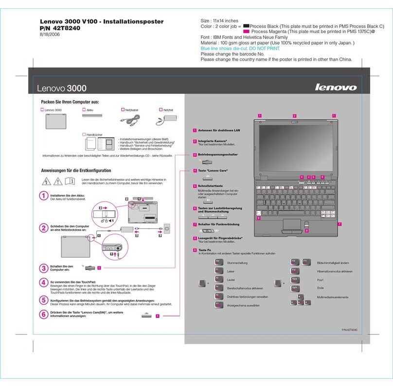 Lenovo V100 User manual