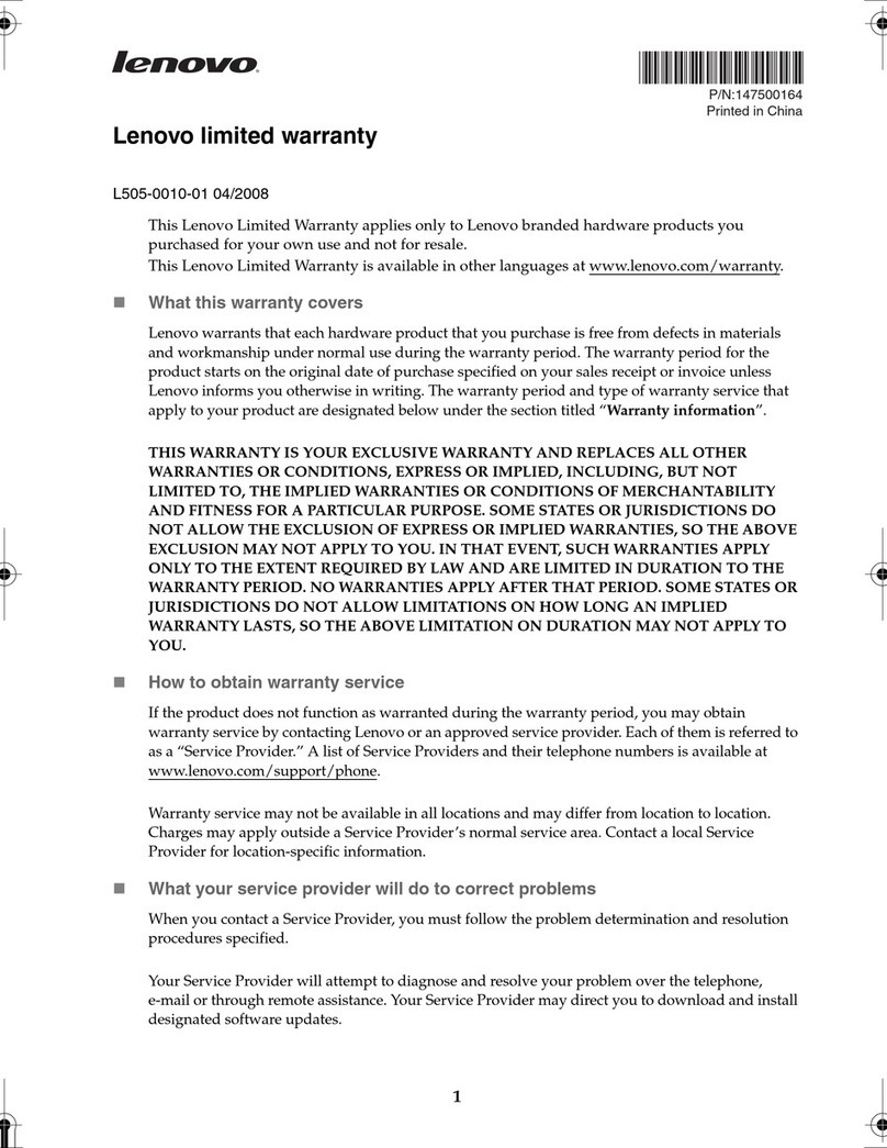 Lenovo V470c Use and maintenance manual