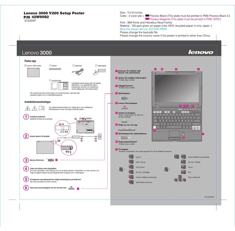 Lenovo V200 Setup guide