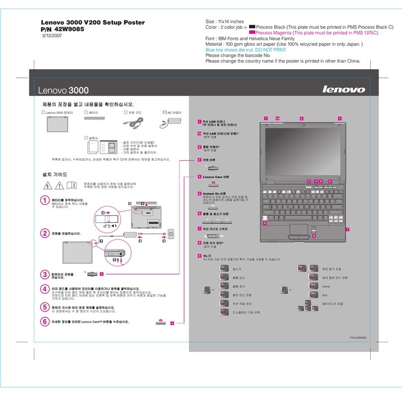 Lenovo V200 Setup guide