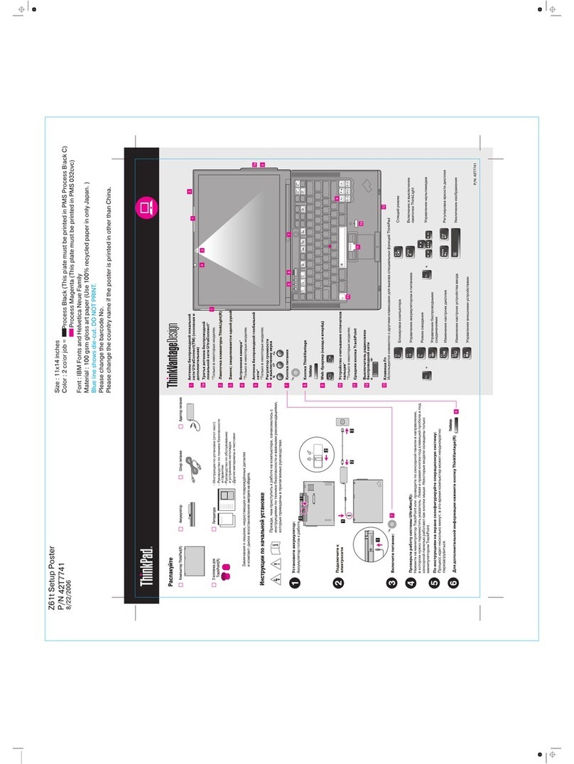Lenovo Z61t User manual