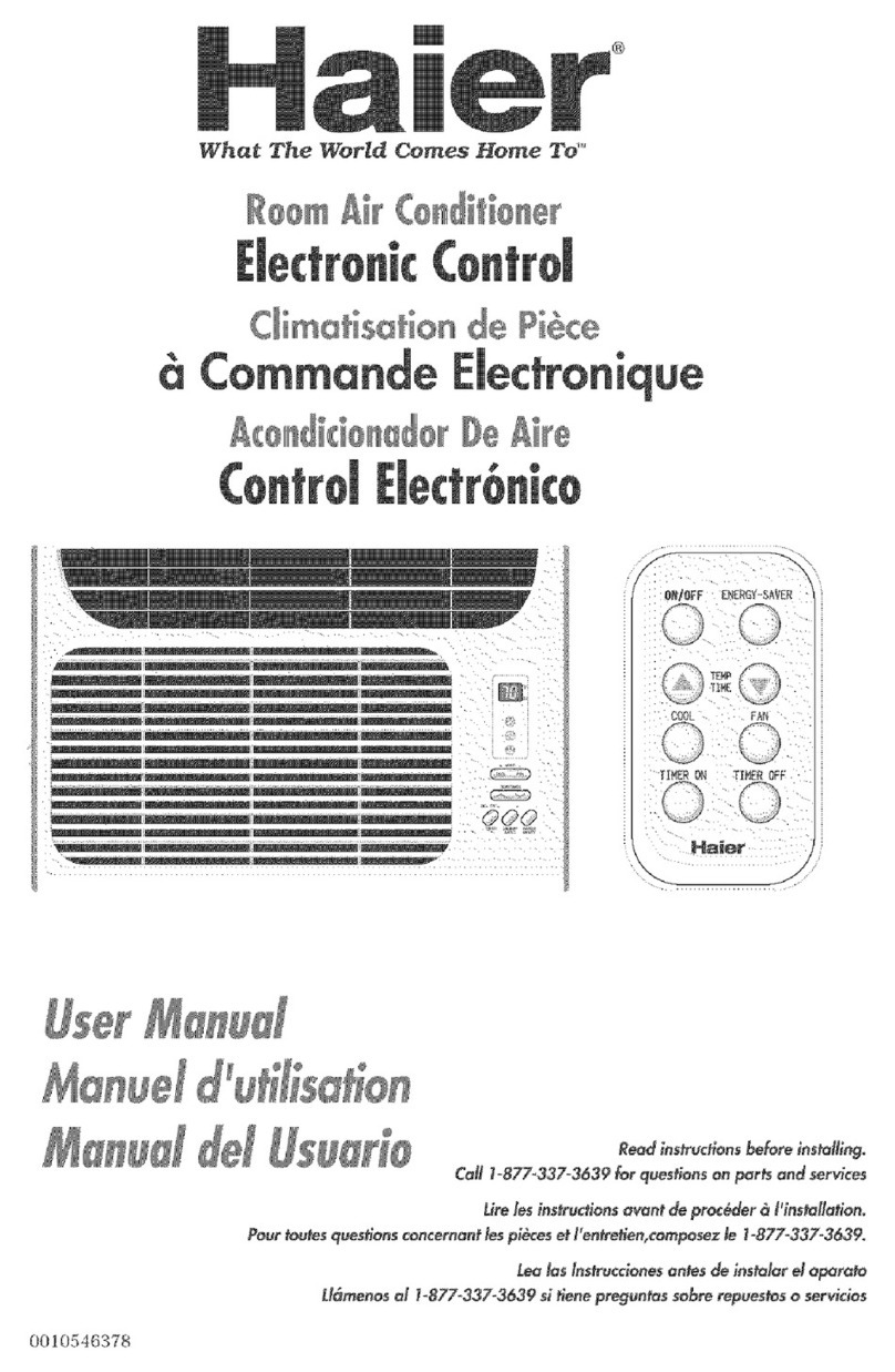 Haier HWR05XC3 User manual