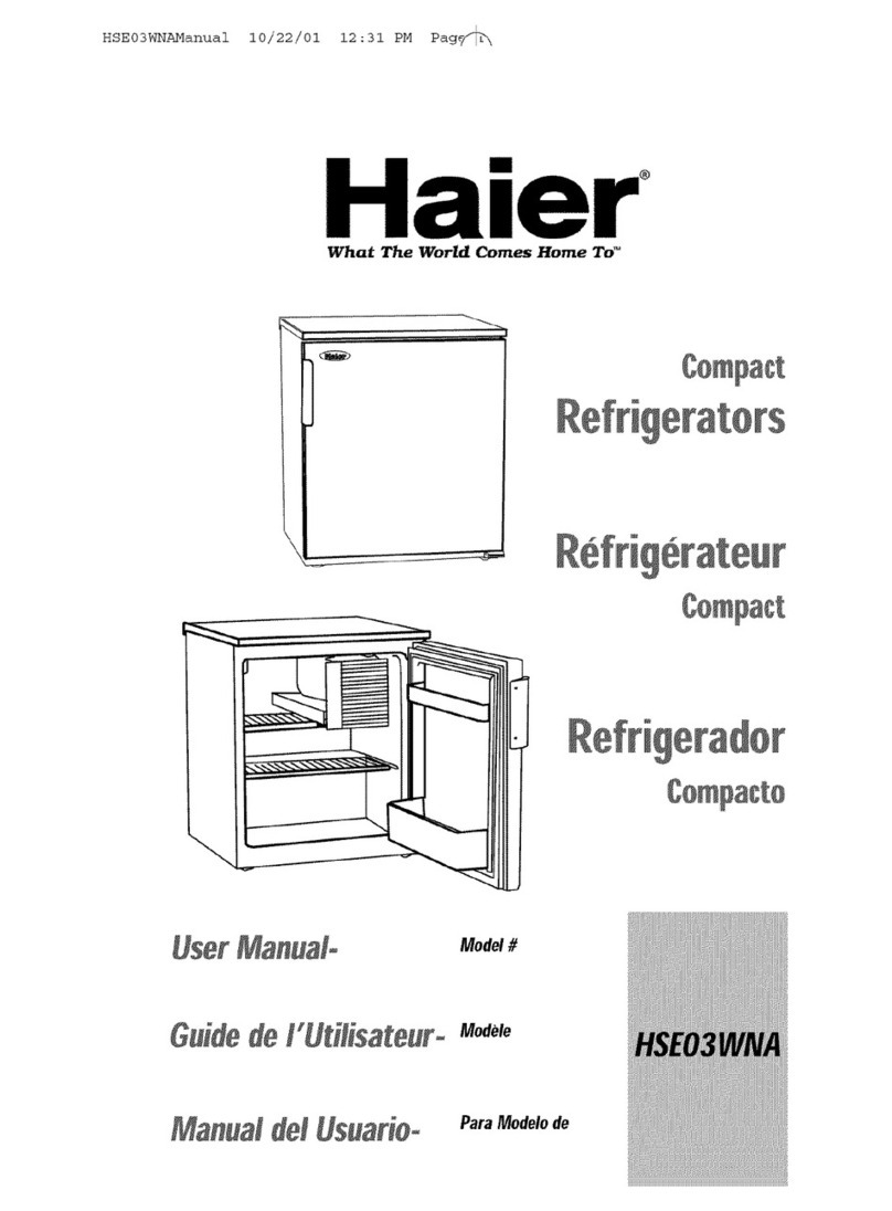 Haier HSE03WNA User manual Haier HSE03WNA User manual