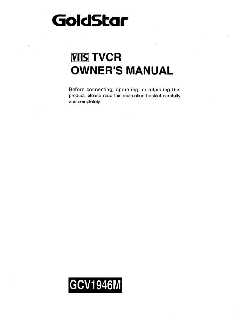 Goldstar GCV1946M owner's manual