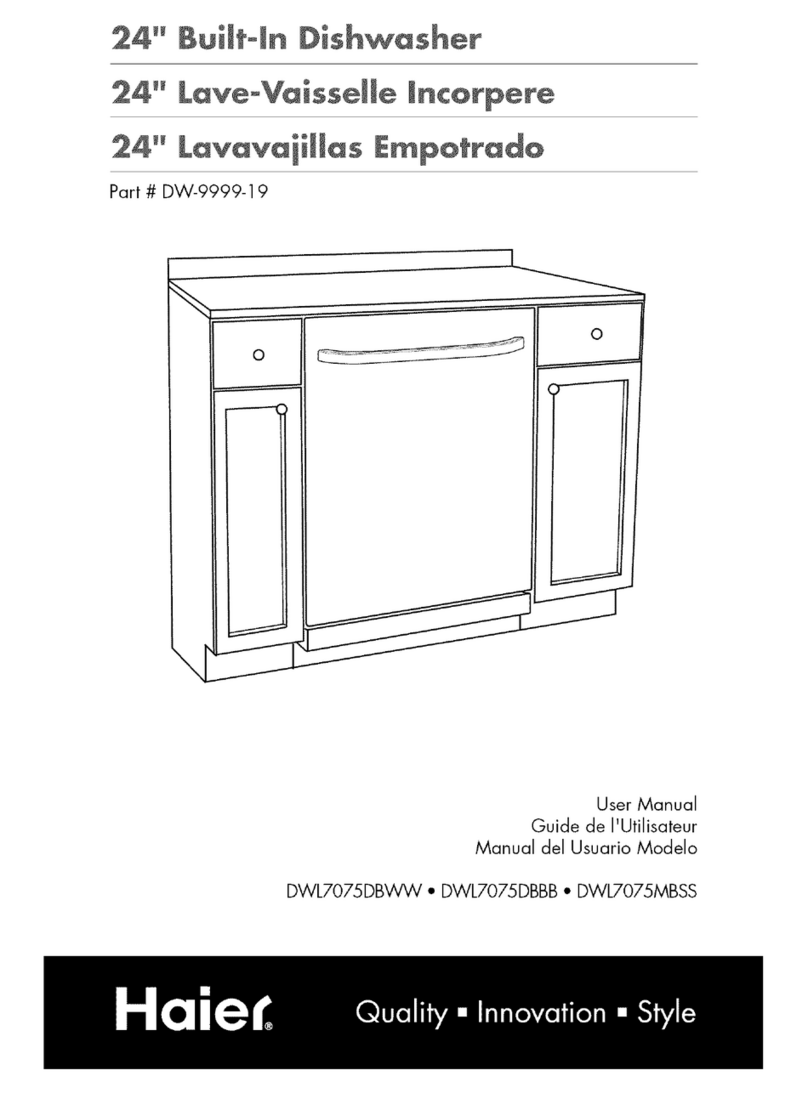 Haier DWL7075MBSS user manual