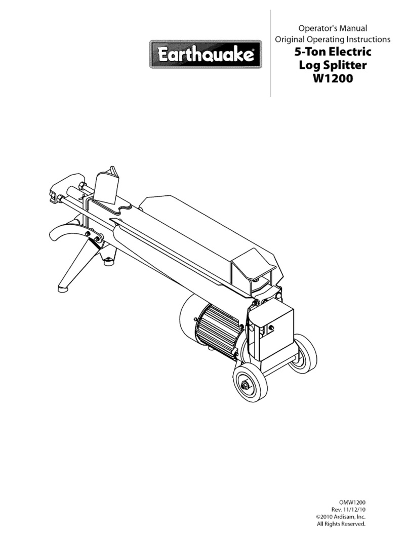EarthQuake W1200 Operator's manual
