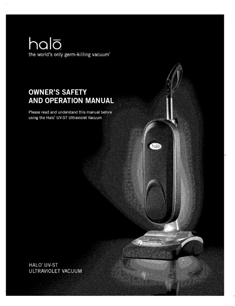 Halo UV-ST3290 Owner's safety and operation manual