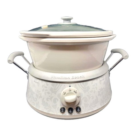 Hamilton Beach 33134 - Slow Cooker User manual