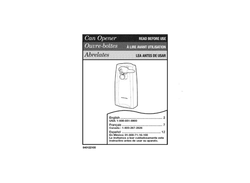 Hamilton Beach 75288K User manual