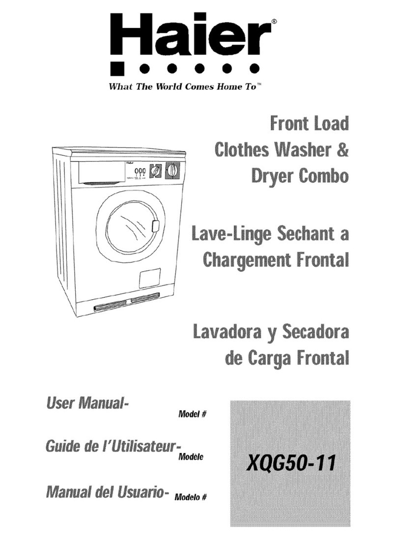 Haier XQG50-11 User manual
