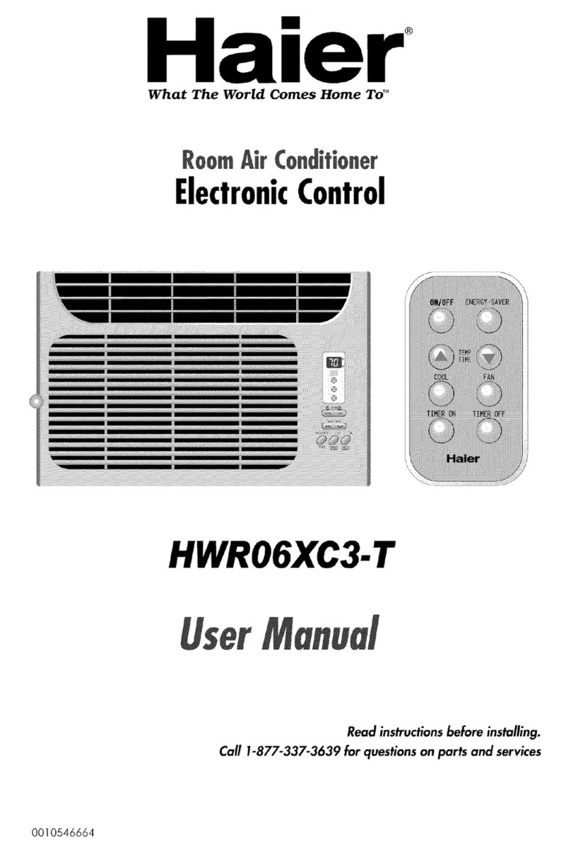 Haier HWR06XC3-T User manual