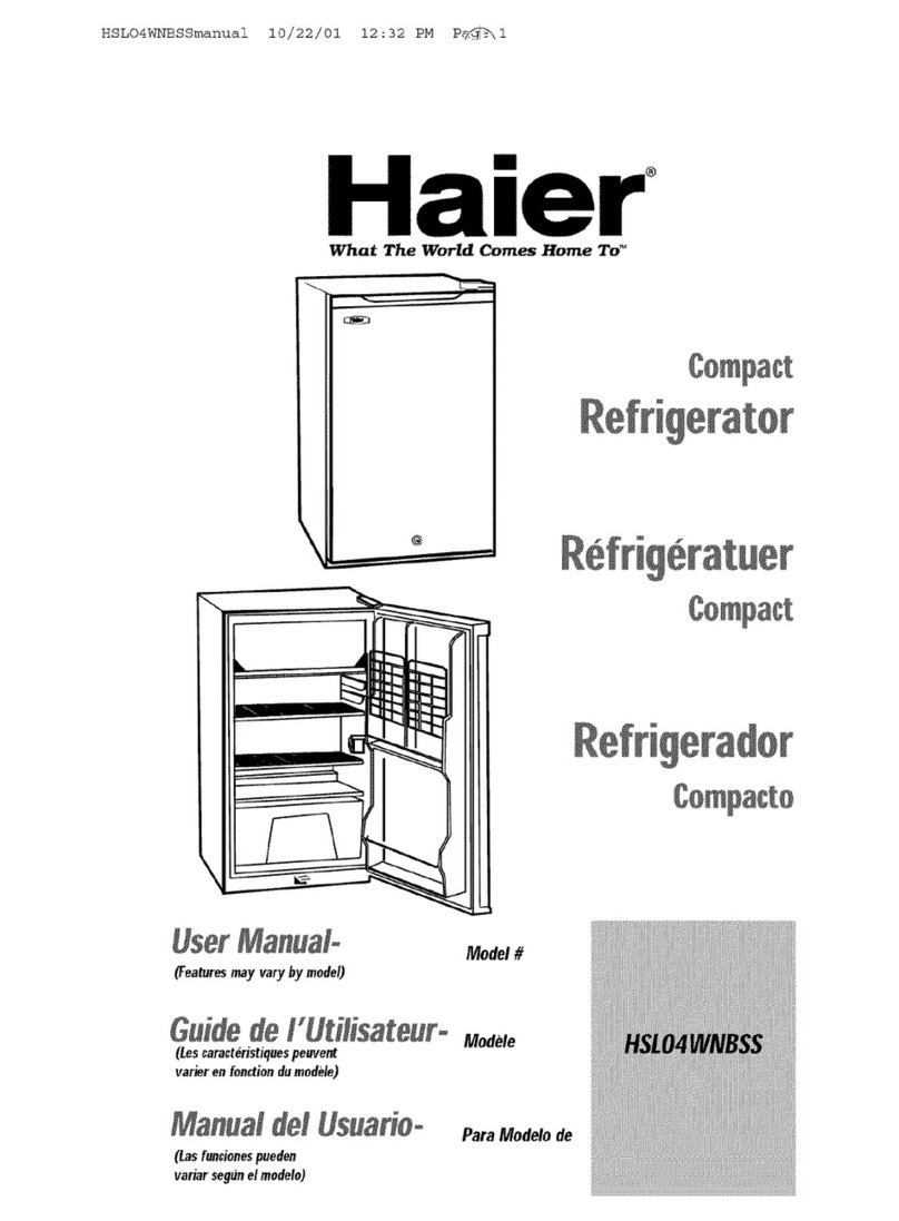 Haier HSL04WNBSS User manual Haier HSL04WNBSS User manual
