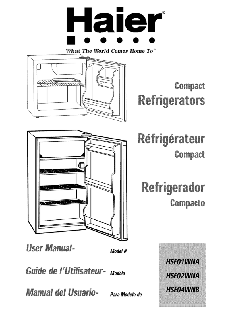 Haier HSE02WNA User manual