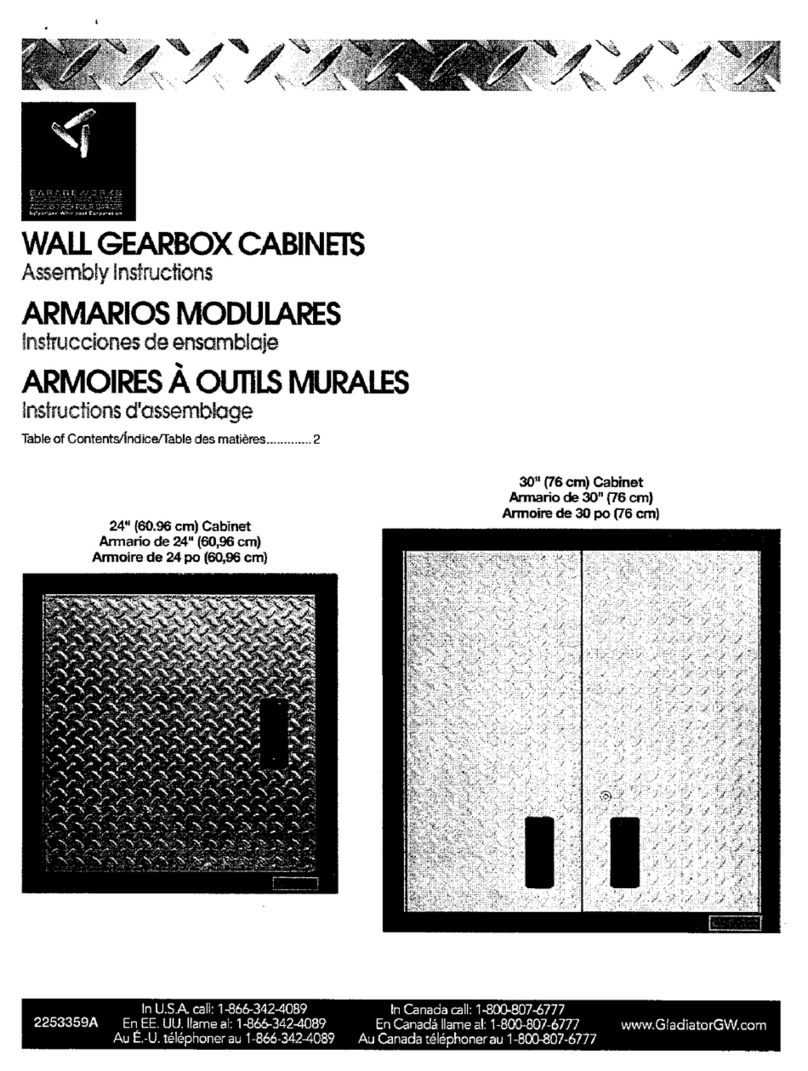 Gladiator GAWG302DPG00 User manual