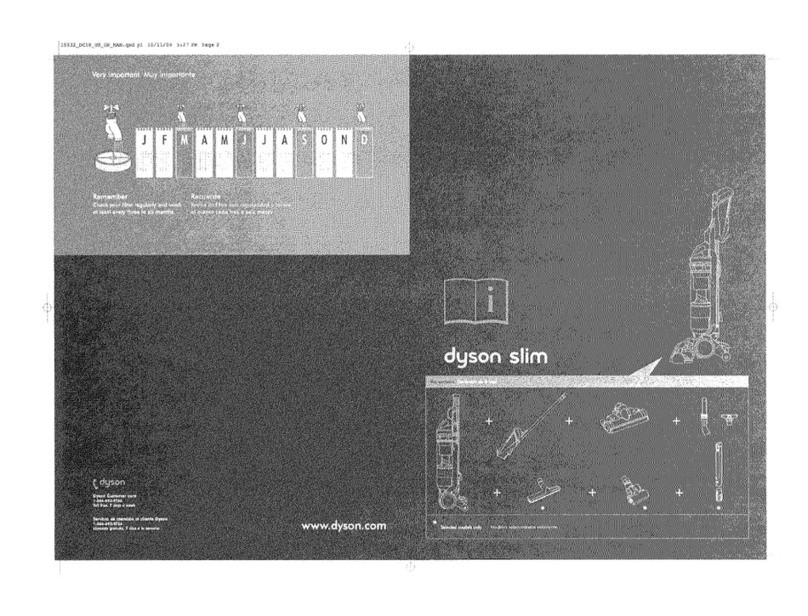 Dyson Slim DC18 User manual