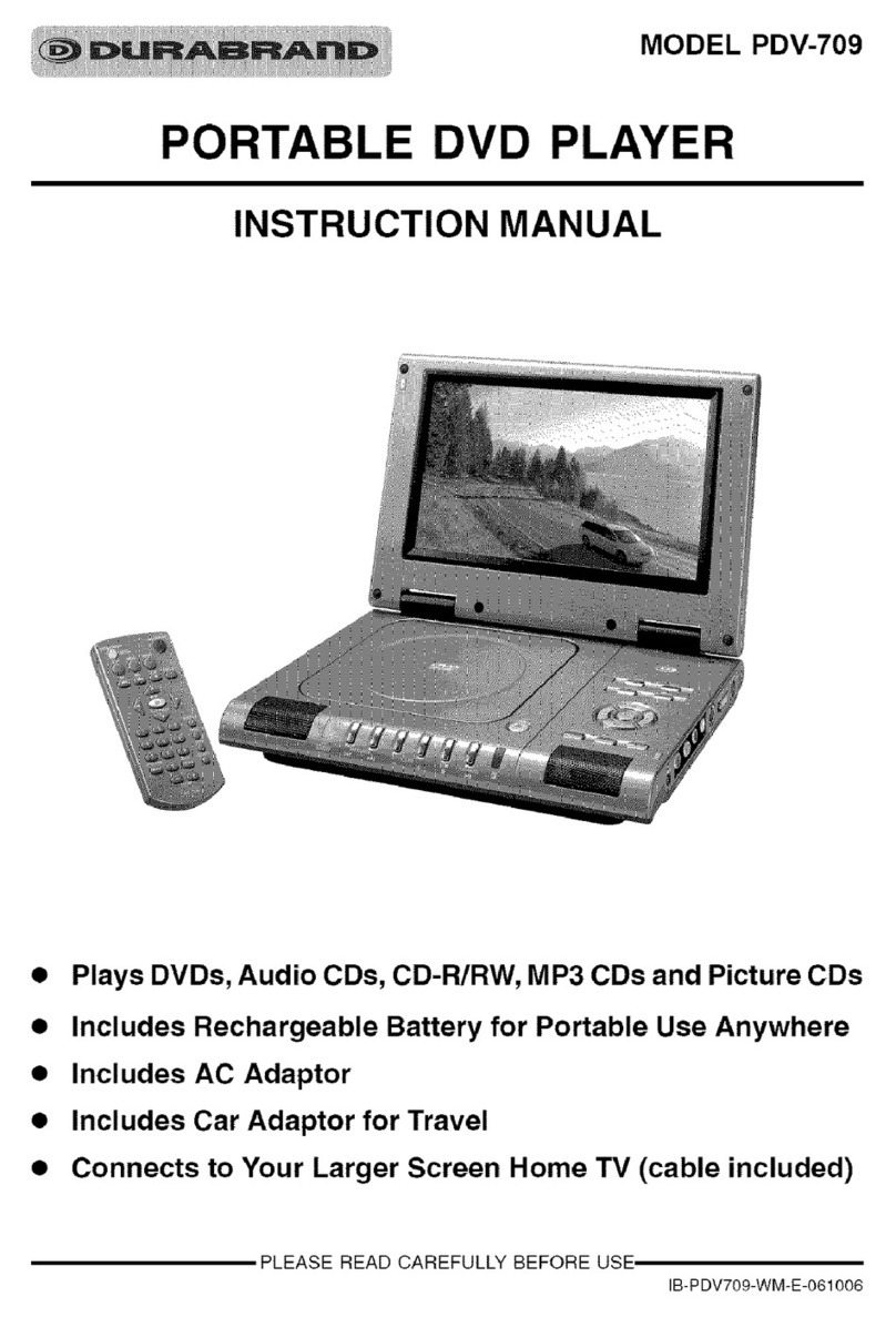 Durabrand PDV-709 instruction manual