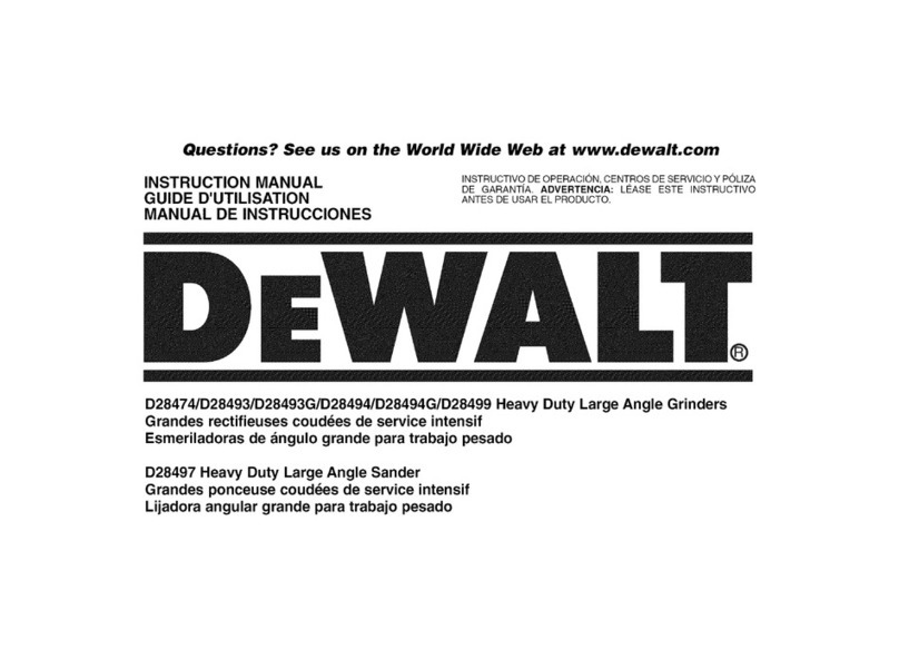 DeWalt D284741 instruction manual