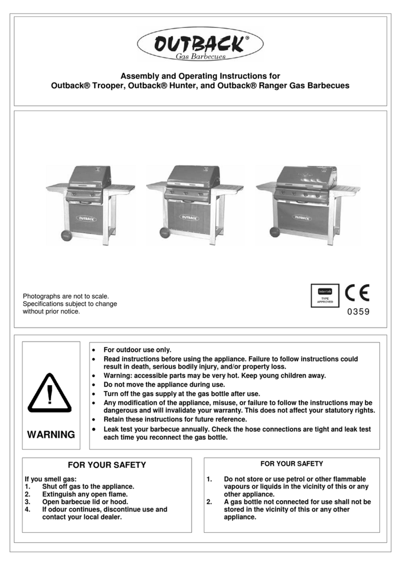 Outback OUTBACK TROOPER 359 Assembly and User manual