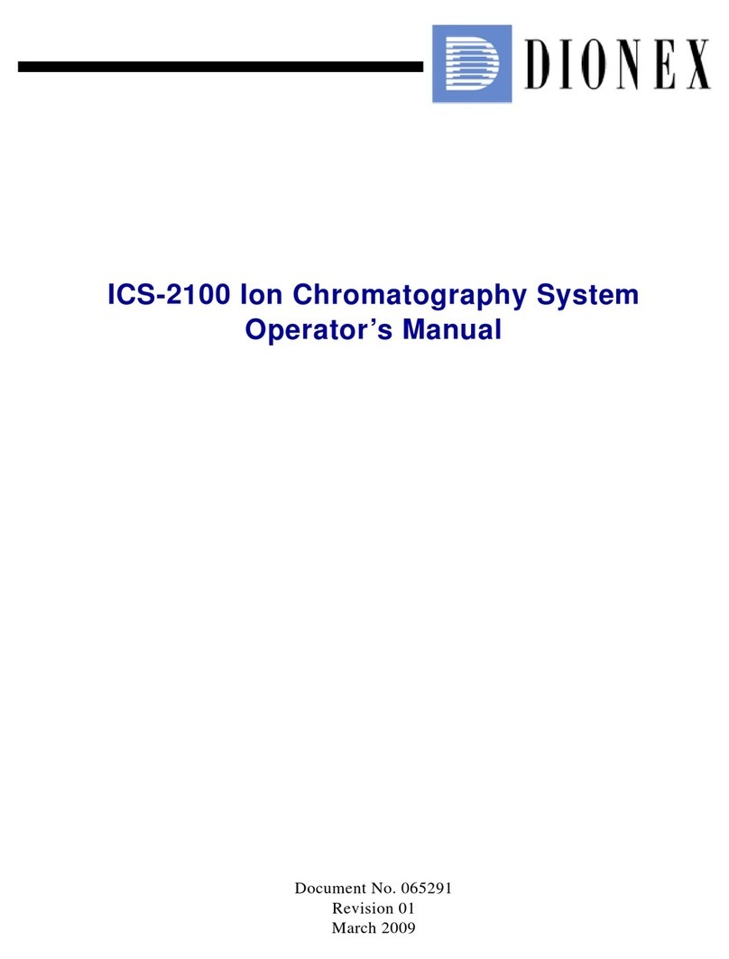 Dionex ICS-2100 Operator's manual