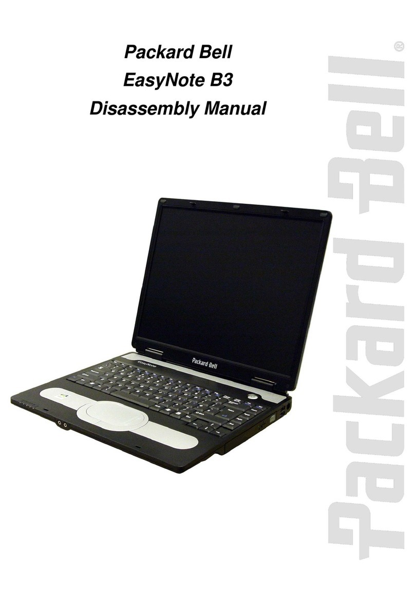 Packard Bell EasyNote B3 Installation instructions