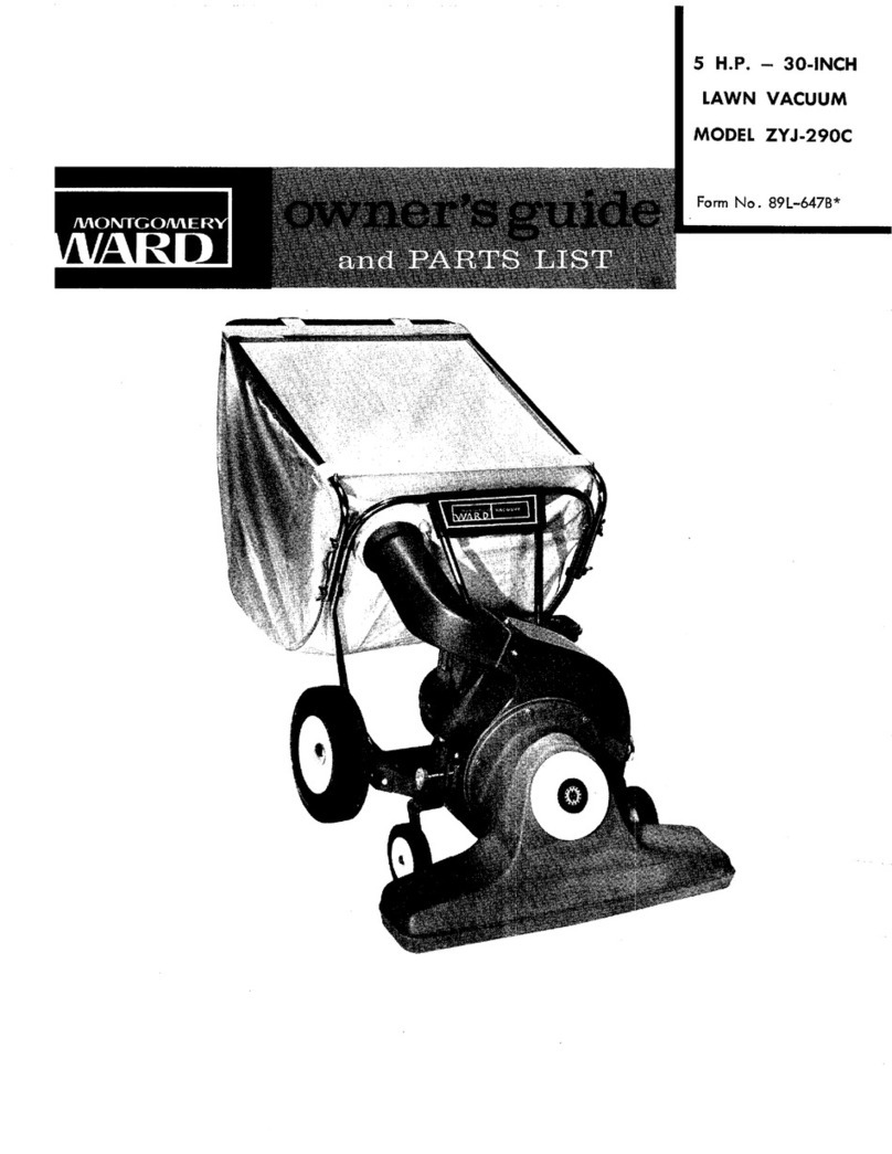 Montgomery Ward ZYJ-290C Owner's guide and parts list