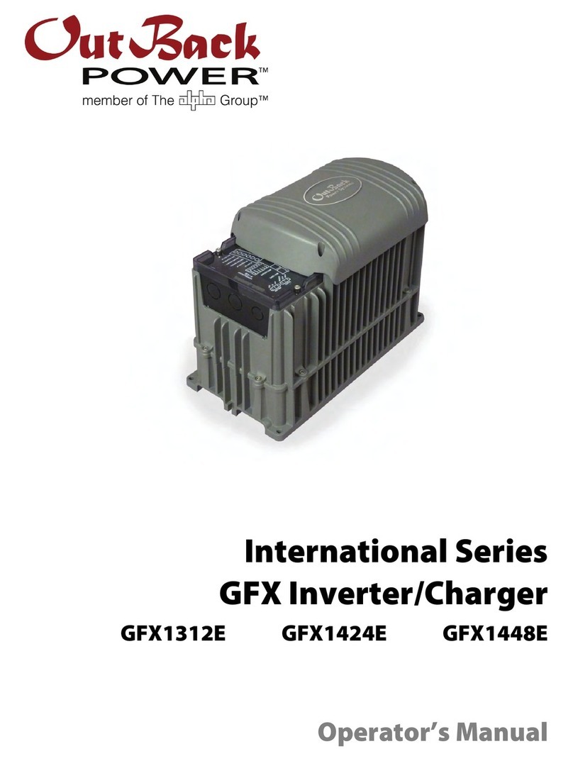 OutBack Power Technologies GFX1312E User manual