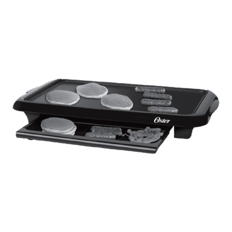 Oster Electric with Warming Tray User manual